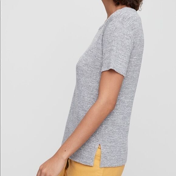 Aritzia Wilfred XS Grey Free Divina Tee - Picture 3 of 7